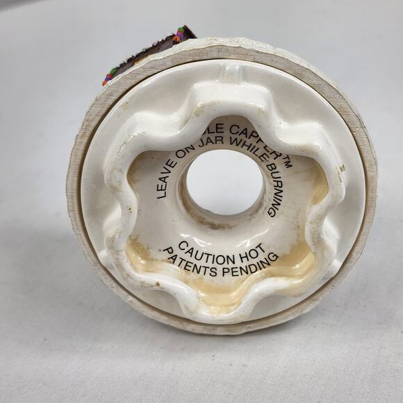 Gingerbread Houses Village Candle Jar Capper, S'Toppers The Soot Stopper Topper - Picture 9 of 9